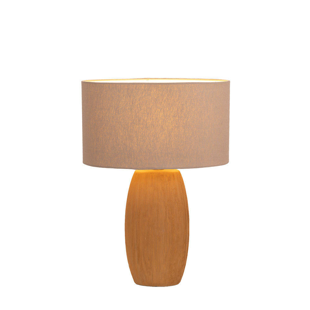 Boho Table Lamp Beige Shade Table Lamp DIANA STORE