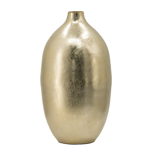 Aluminum Gold Vase Large