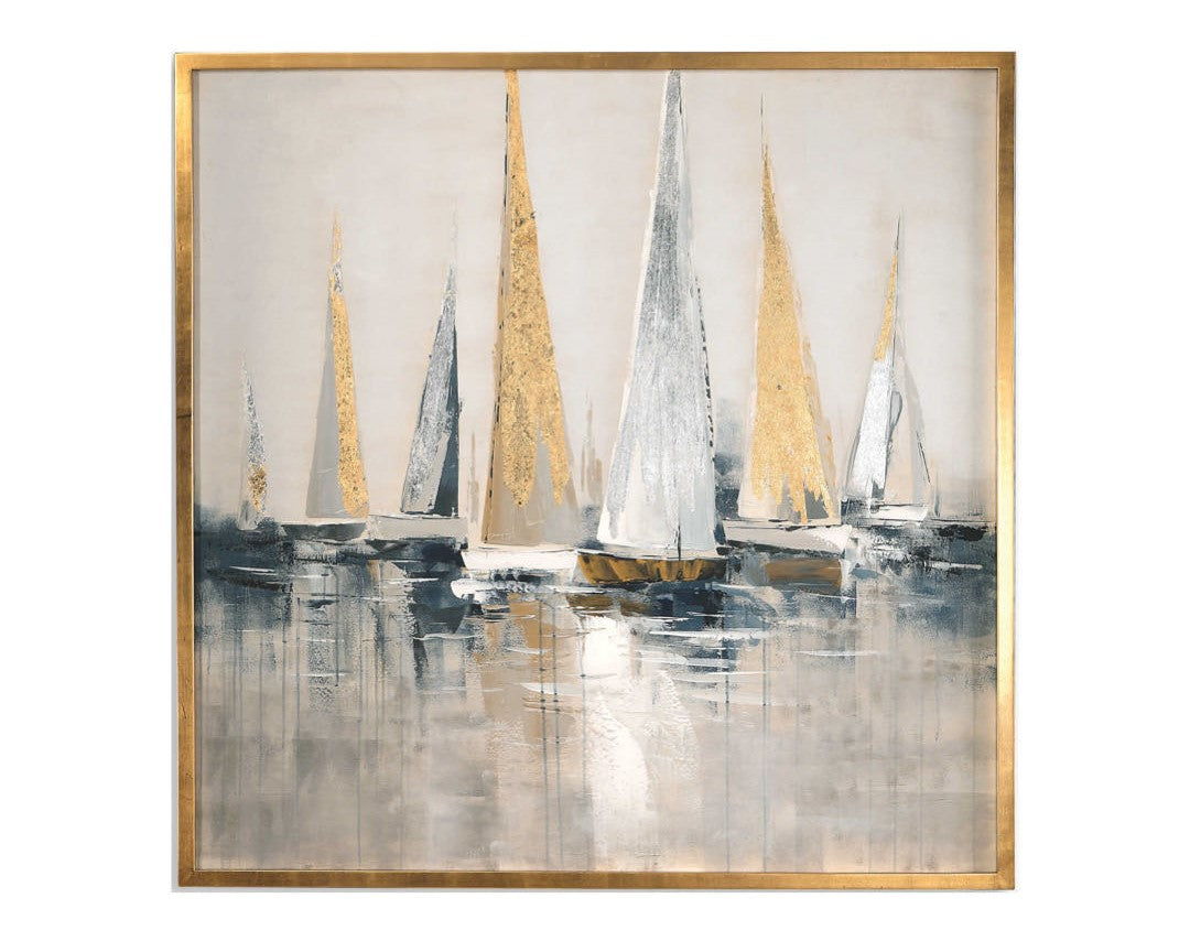 Regatta Hand Painted Canvas