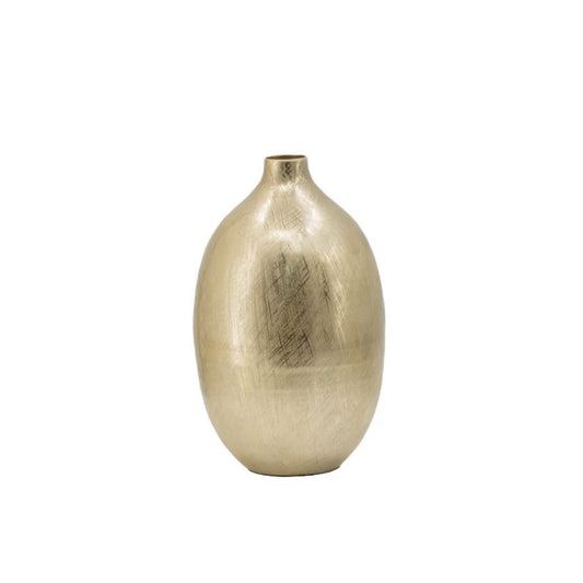 Aluminum Gold Vase Medium