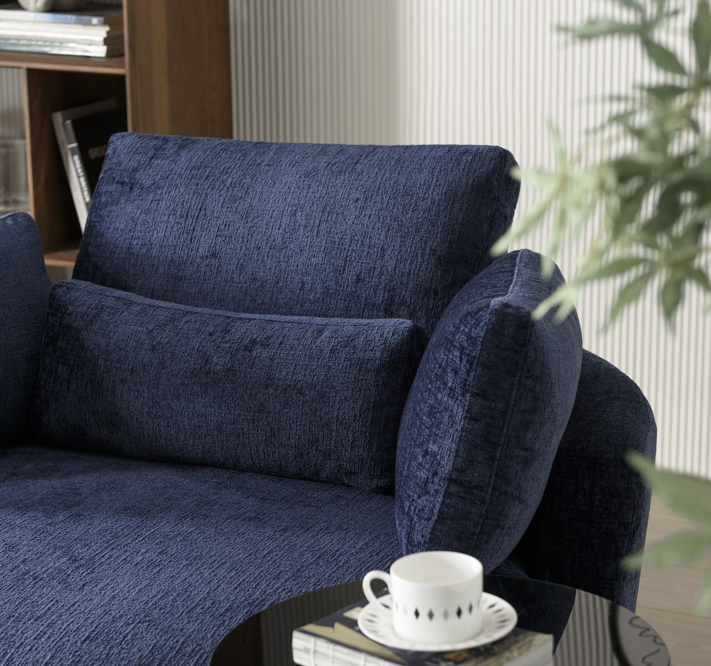 SOLO Swivel Chair - Blue Color