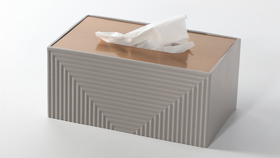 Geomatic Beige Tissue Box