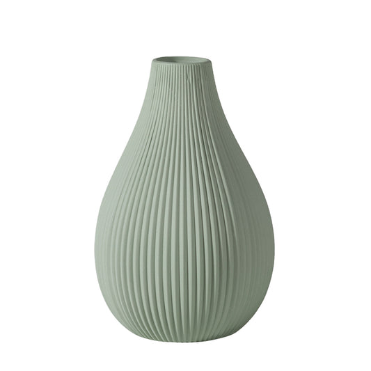 Mint Beige Ceramic Flower Vase