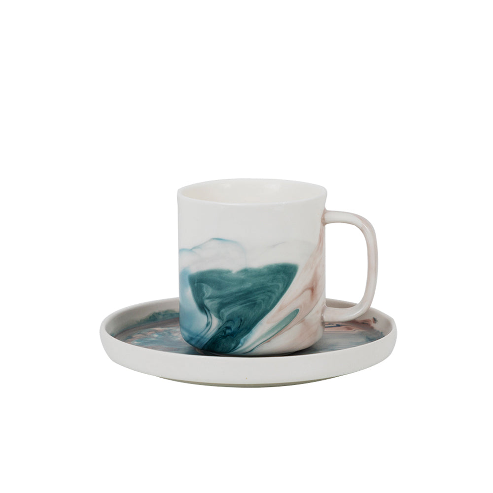 Mint Cup With Saucer